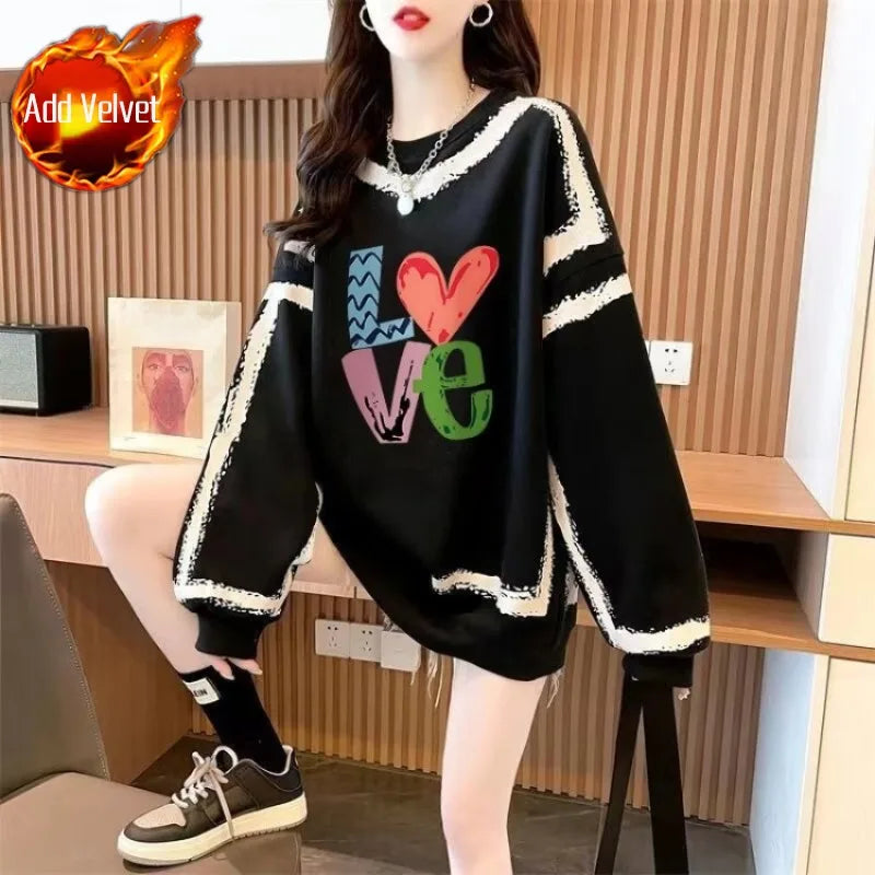 Essential Letter Print Pullover