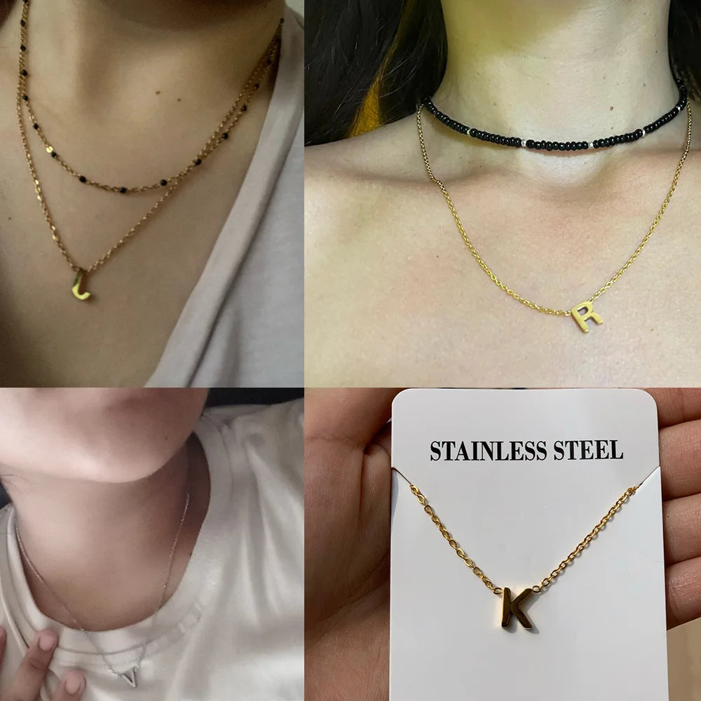 Minimalist Initial Choker