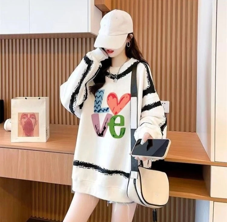 Essential Letter Print Pullover