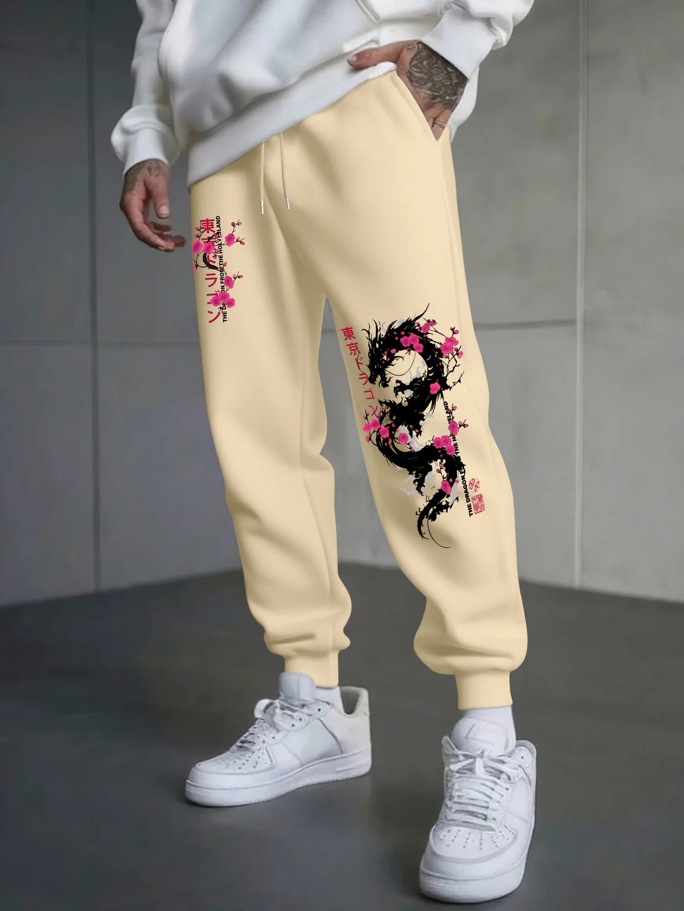 Dragon Blossom Fleece Joggers
