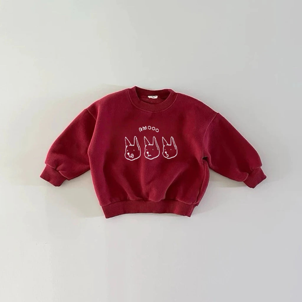 Youth Casual Round Neck Pullover