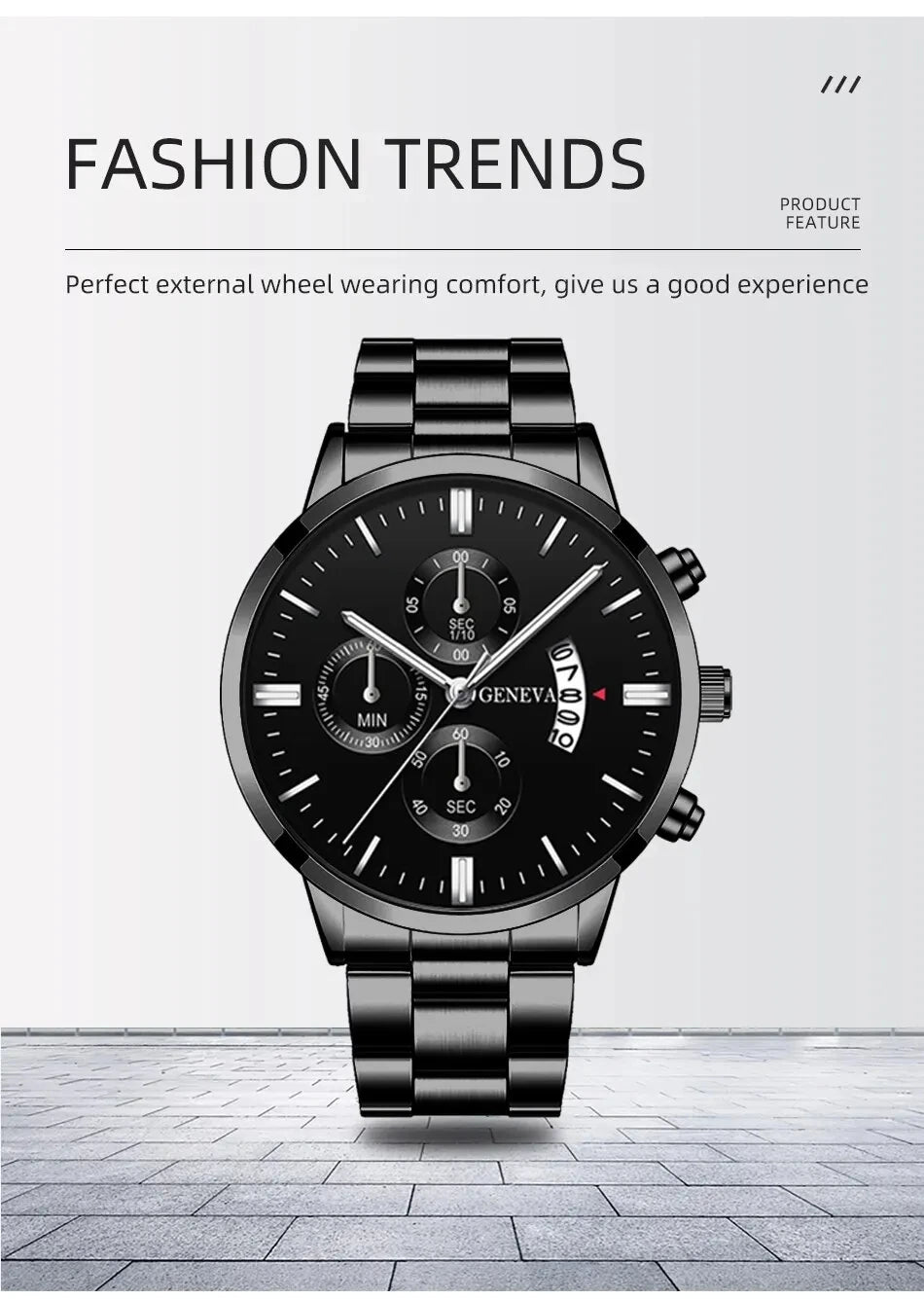 Midnight Noir Steel Chronograph