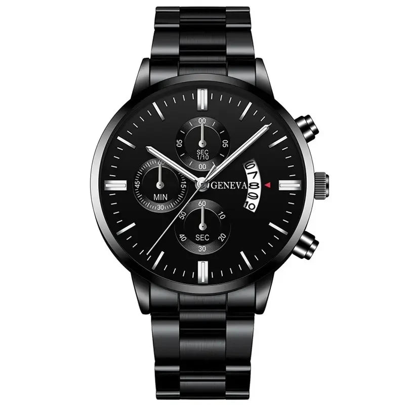Midnight Noir Steel Chronograph