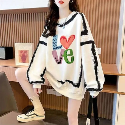 Essential Letter Print Pullover