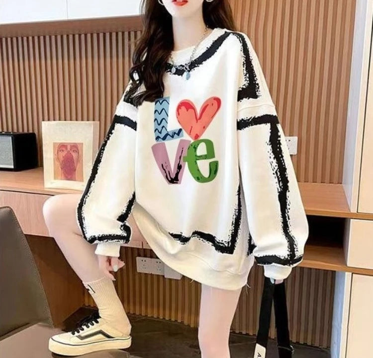 Essential Letter Print Pullover