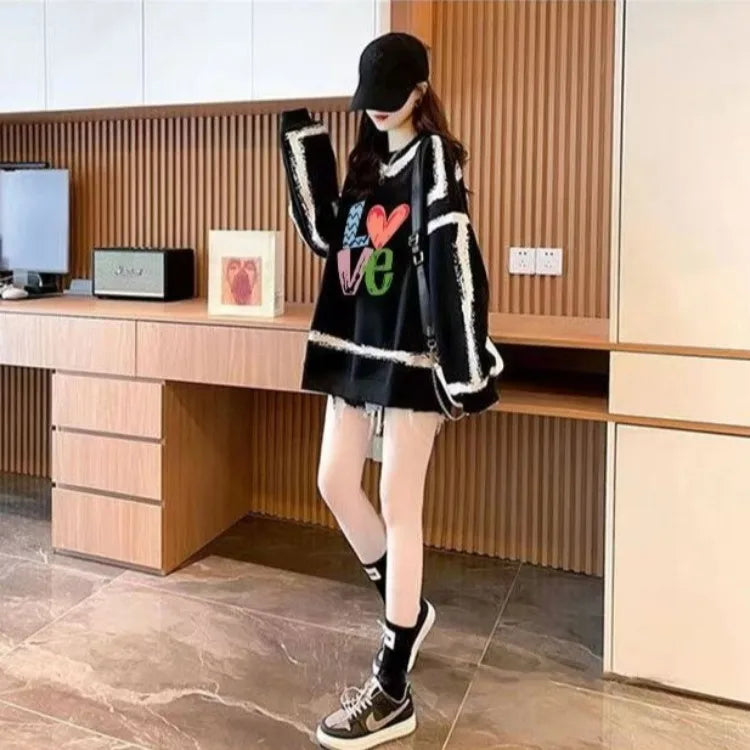 Essential Letter Print Pullover