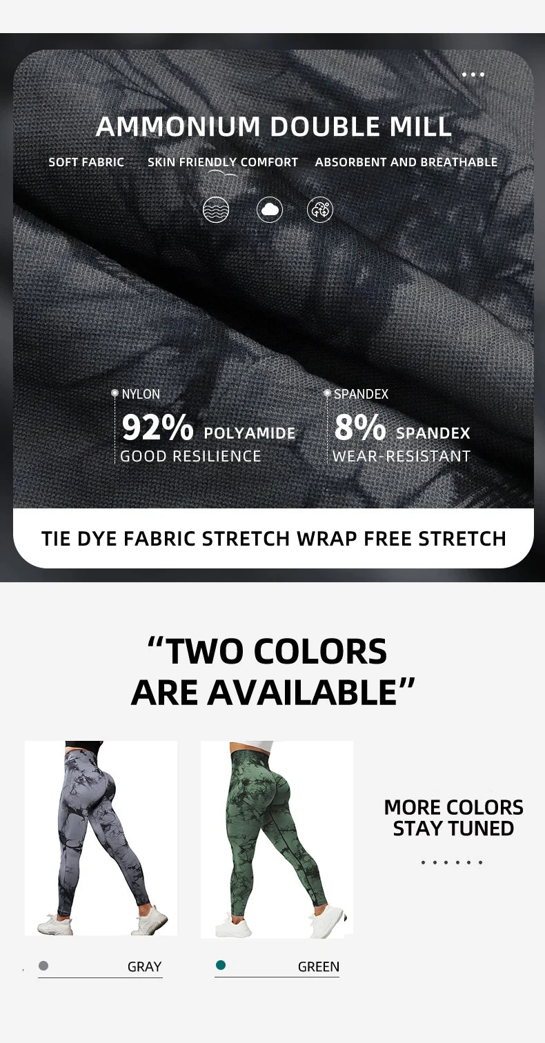 Tie-Dye Seamless Sculpting Leggings