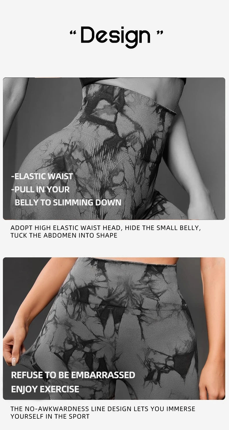 Tie-Dye Seamless Sculpting Leggings