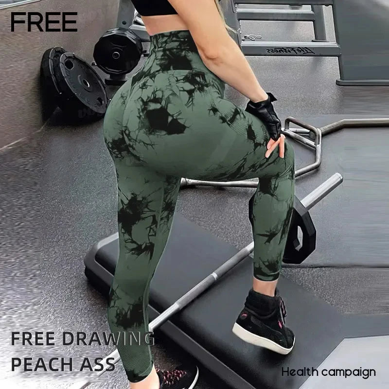 Tie-Dye Seamless Sculpting Leggings