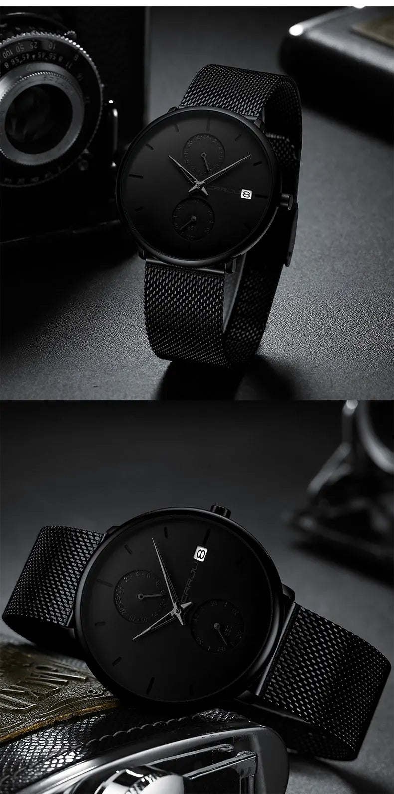 Mesh Calendar Chronograph