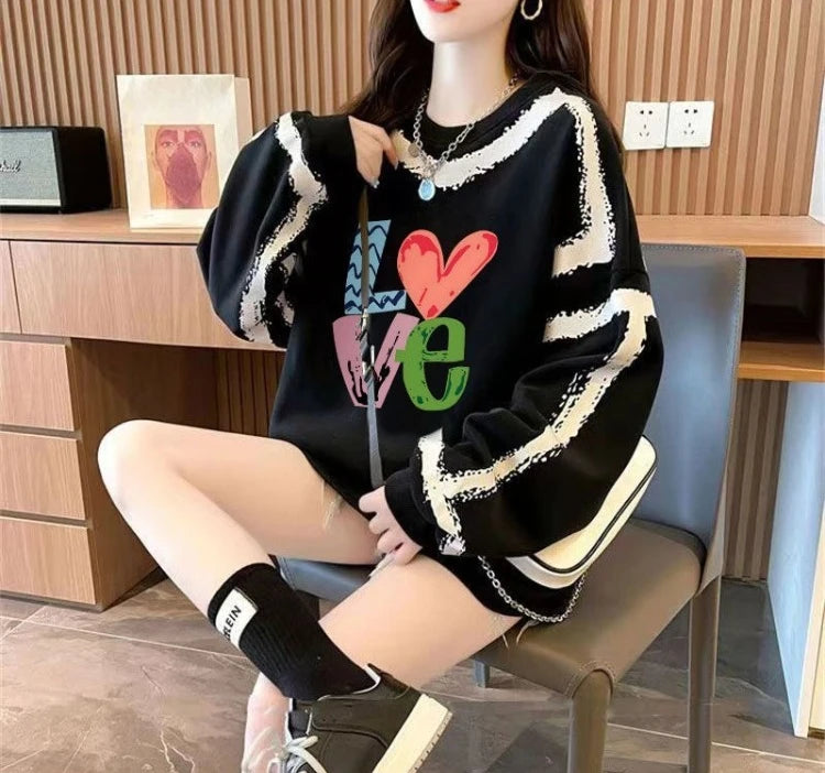 Essential Letter Print Pullover