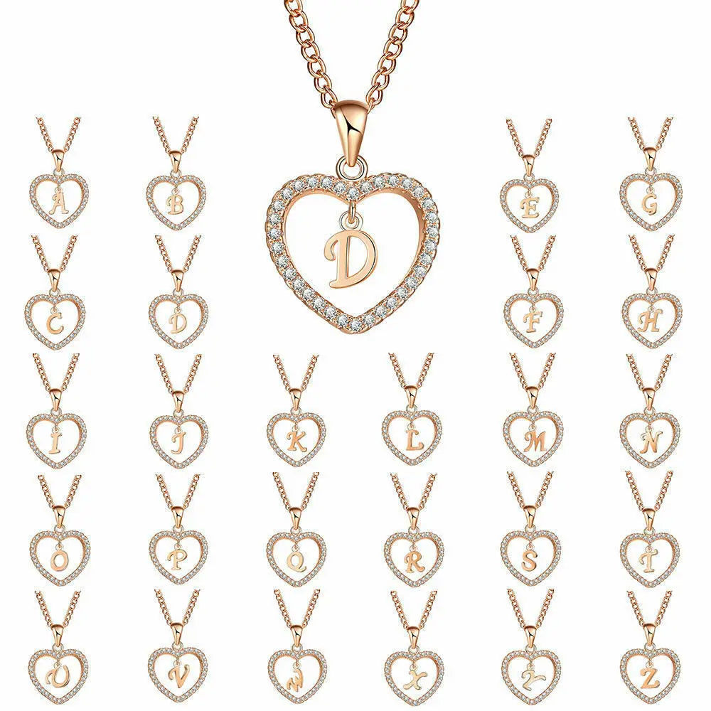 Personalized Love Initial Pendant