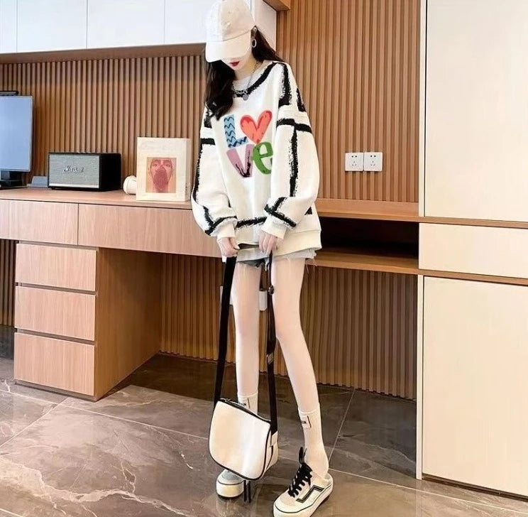 Essential Letter Print Pullover