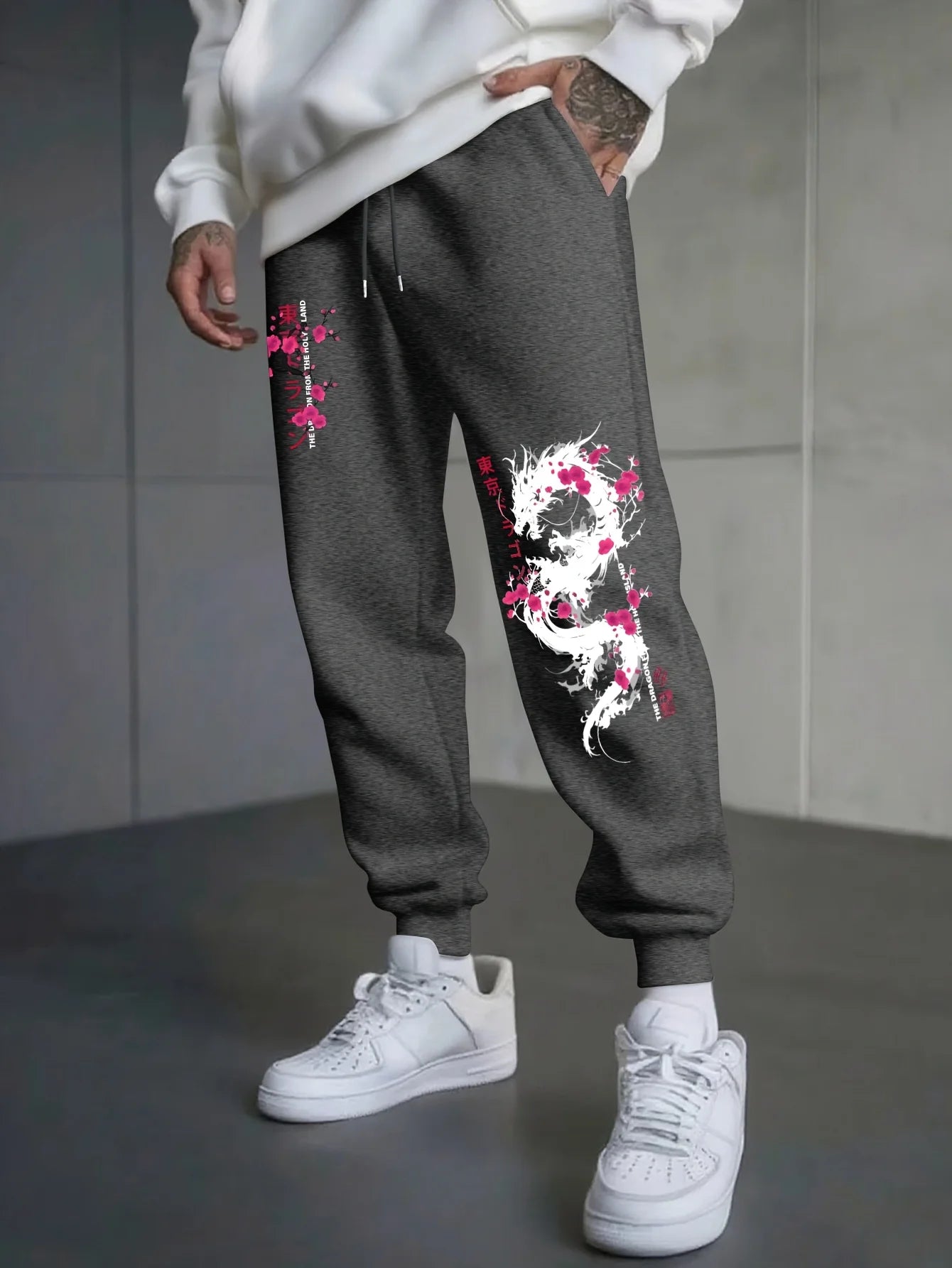 Dragon Blossom Fleece Joggers