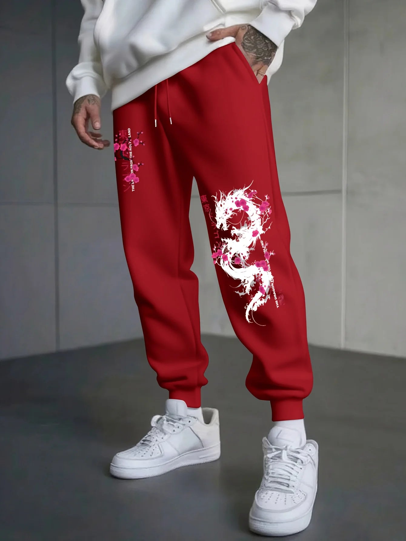 Dragon Blossom Fleece Joggers