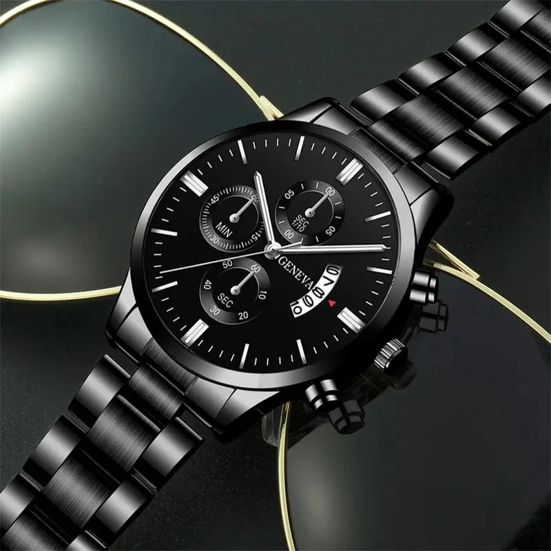 Midnight Noir Steel Chronograph