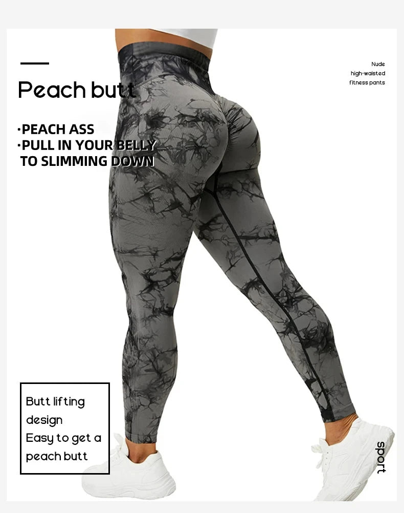 Tie-Dye Seamless Sculpting Leggings