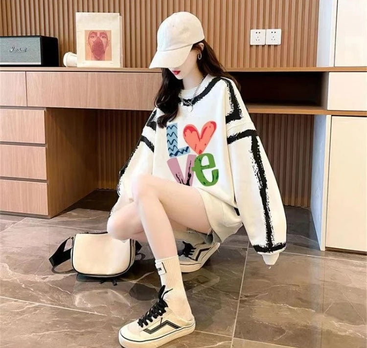 Essential Letter Print Pullover