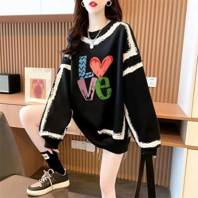 Essential Letter Print Pullover