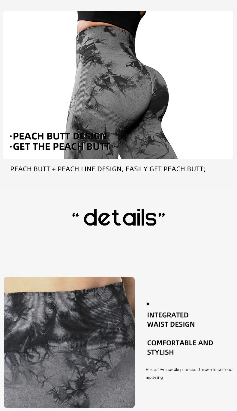 Tie-Dye Seamless Sculpting Leggings