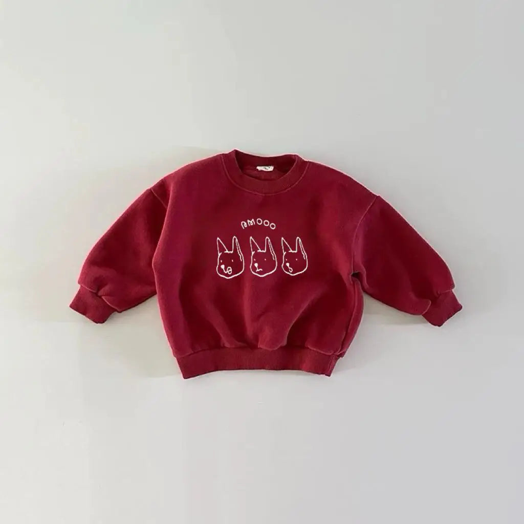 Youth Casual Round Neck Pullover