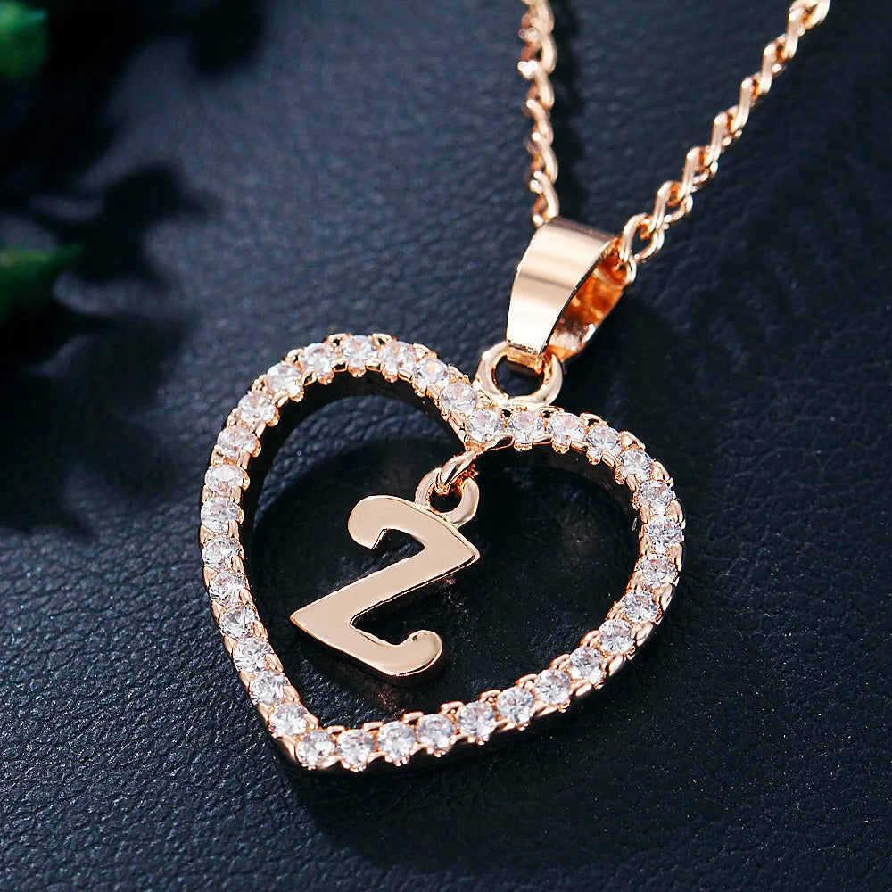 Personalized Love Initial Pendant