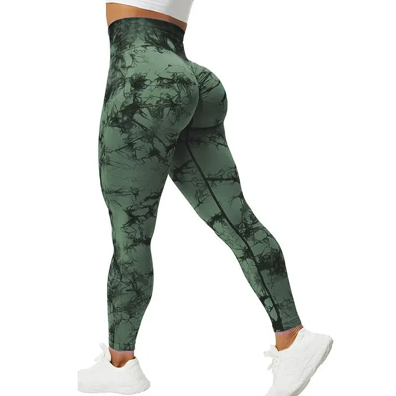 Tie-Dye Seamless Sculpting Leggings