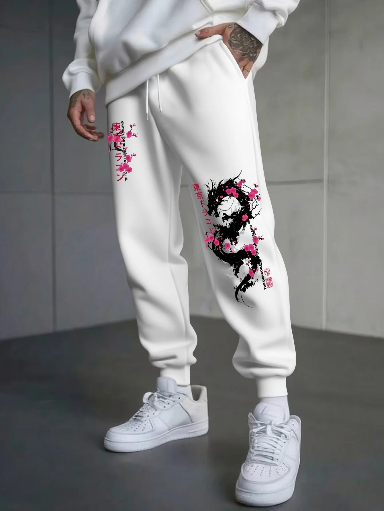 Dragon Blossom Fleece Joggers