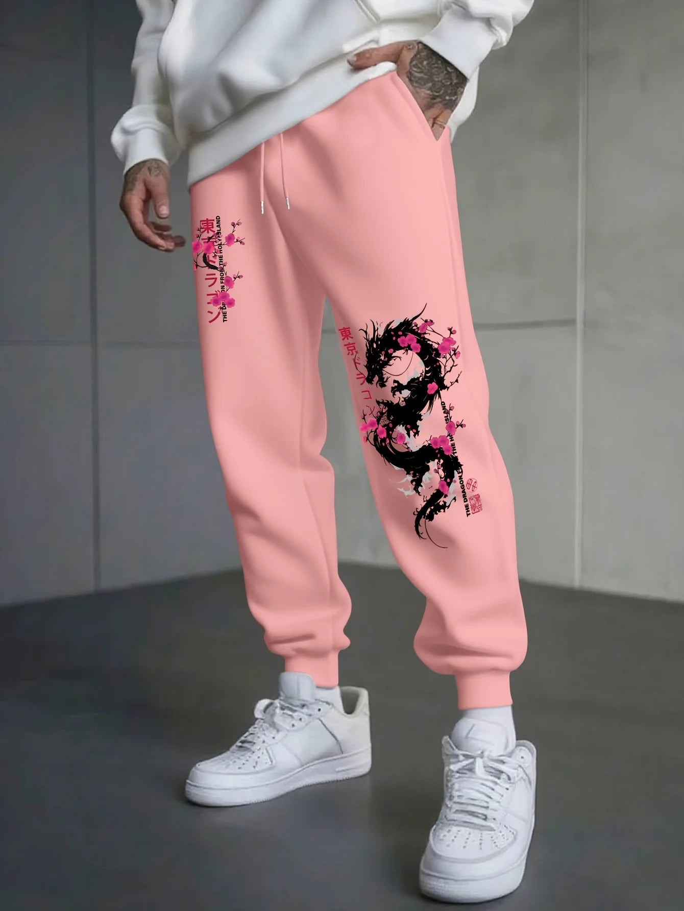 Dragon Blossom Fleece Joggers