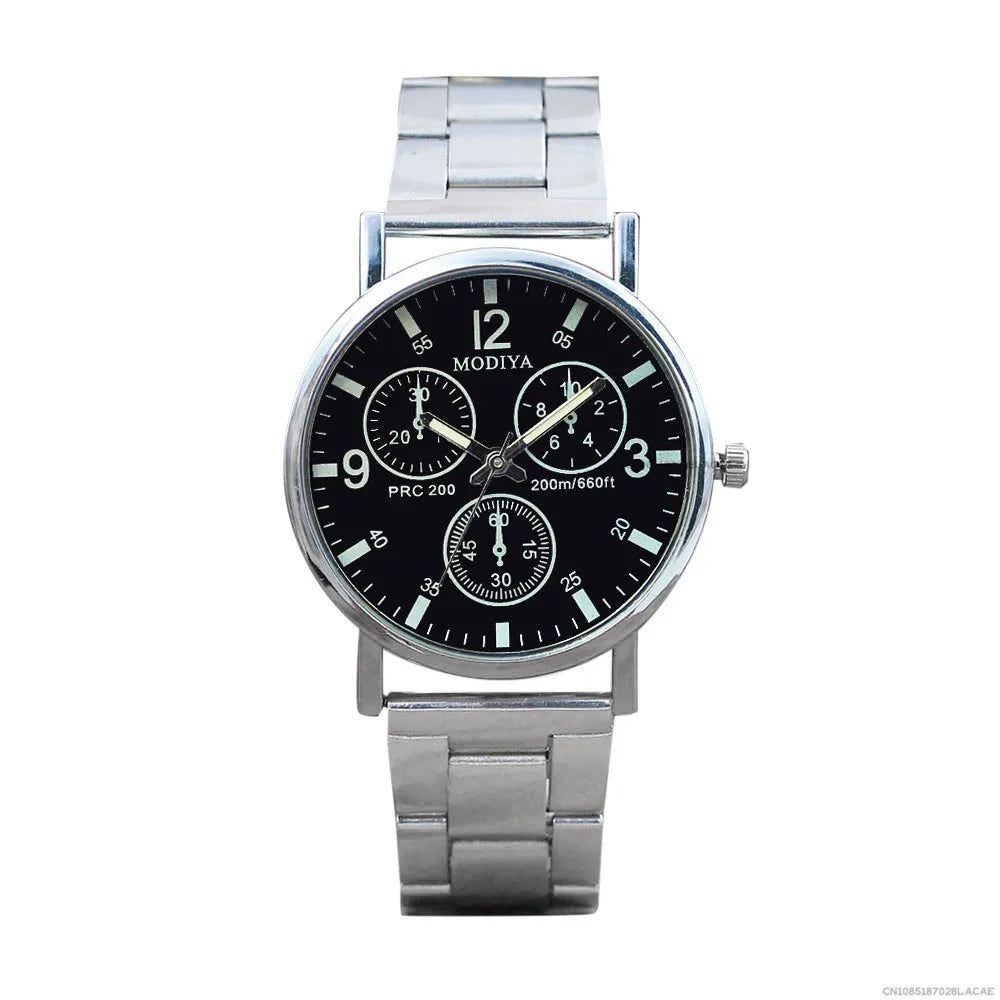 Azure Luminescence Steel Watch