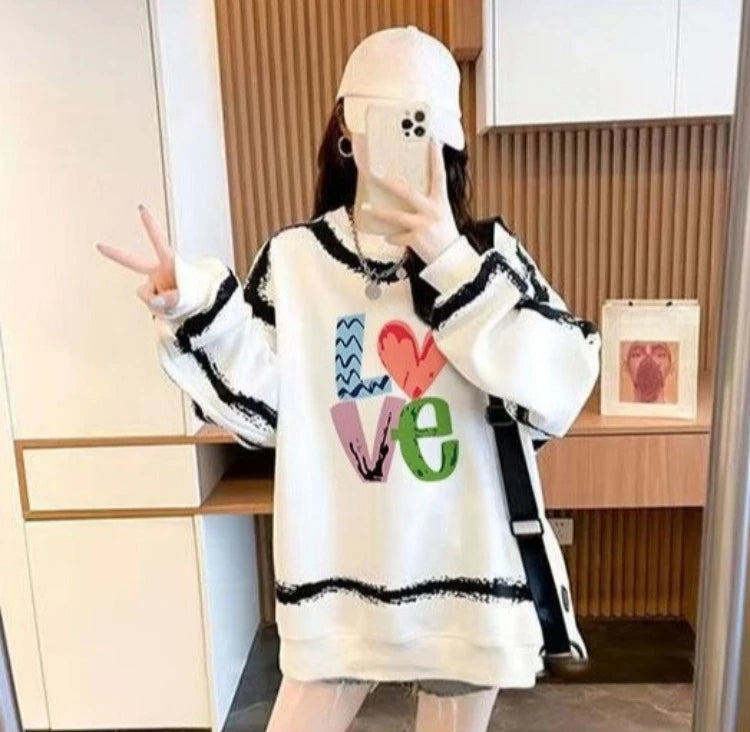 Essential Letter Print Pullover