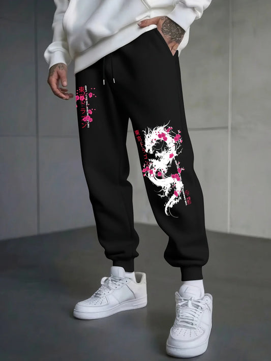 Dragon Blossom Fleece Joggers