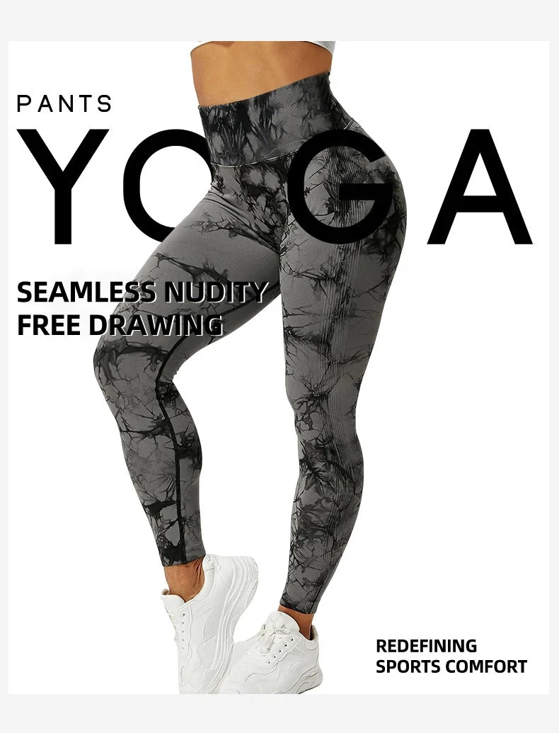 Tie-Dye Seamless Sculpting Leggings
