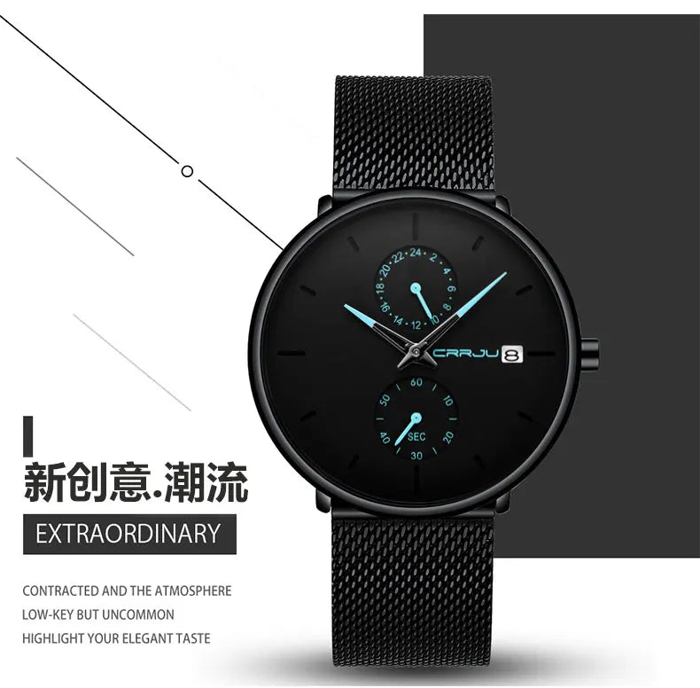 Mesh Calendar Chronograph