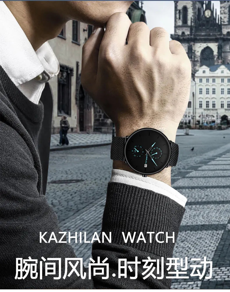 Mesh Calendar Chronograph