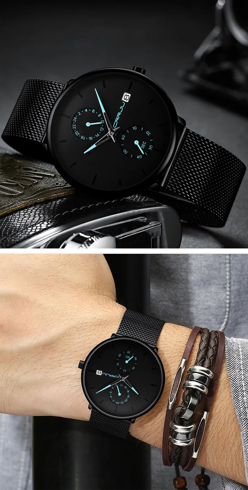 Mesh Calendar Chronograph