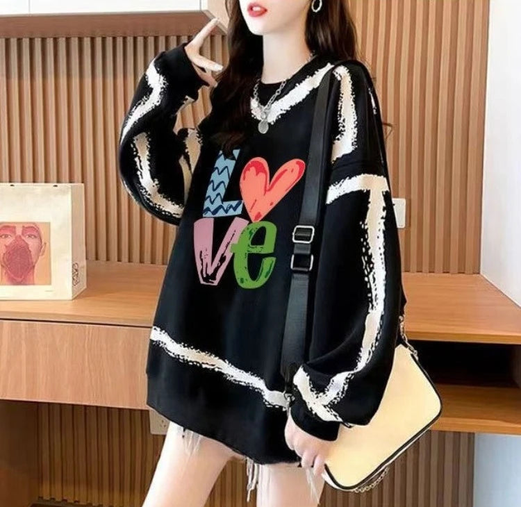 Essential Letter Print Pullover