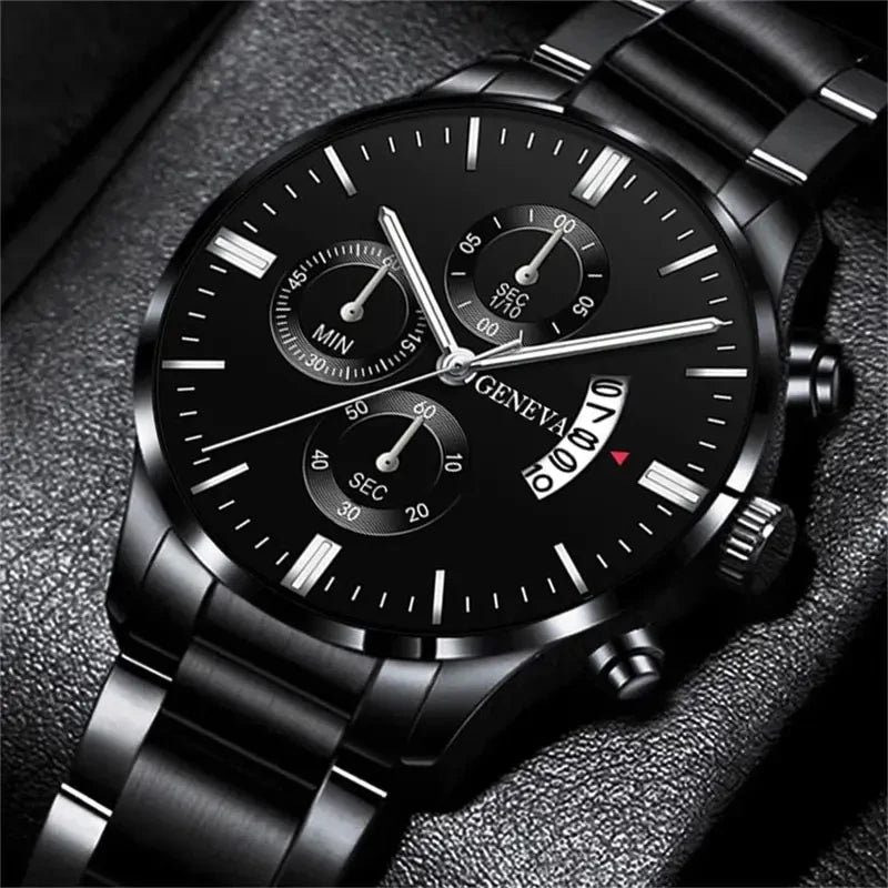 Midnight Noir Steel Chronograph
