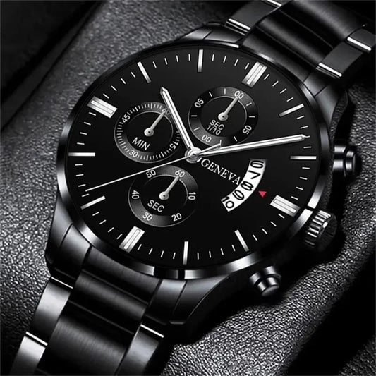 Midnight Noir Steel Chronograph