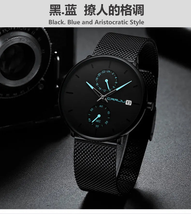 Mesh Calendar Chronograph