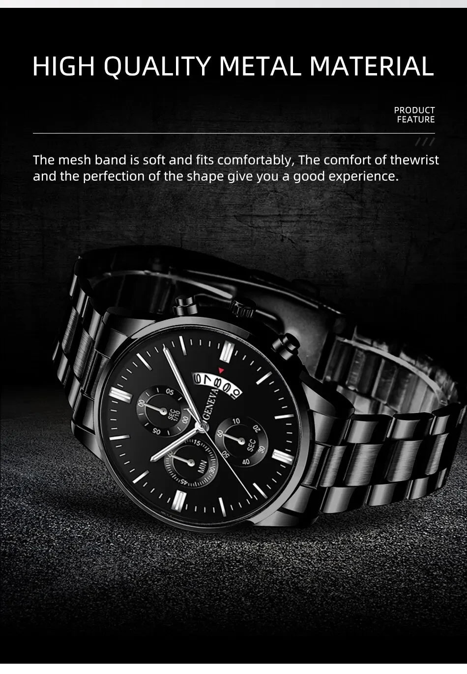 Midnight Noir Steel Chronograph